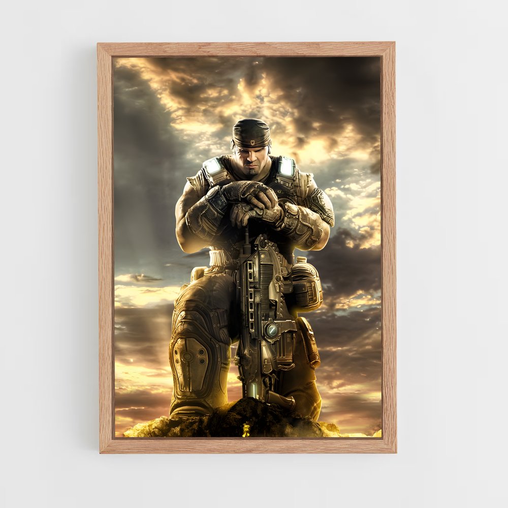 Poster Gearstormer – affiche Gears of war (vue 4)